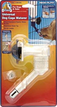 Penn Plax Rfcw1 Rruff Stuff Universal Dog Waterer With Cage & Crate Bracket