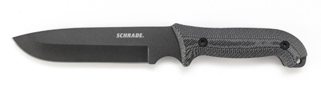 SCHF52M Schrade Frontier Full Tang Fixed Blade Knife - Micarta Handle