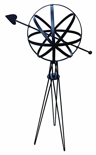 Rome 1323 Sphere With Hairpin Base - Black