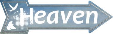 A-185 Heaven Novelty Metal Arrow Sign