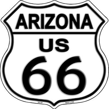 Hs-101 Arizona Route 66 Highway Shield Metal Sign