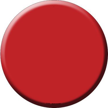 C-157 Red Novelty Metal Circular Sign