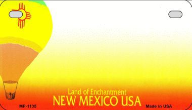 Smart Blonde MP-1135 New Mexico State Background Metal Novelty Motorcycle License Plate Smart Blonde MP-1135 New Mexico State Background Metal Novelty Motorcycle License Plate