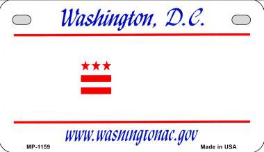 Smart Blonde MP-1159 Washington State Background Metal Novelty Motorcycle License Plate Smart Blonde MP-1159 Washington State Background Metal Novelty Motorcycle License Plate