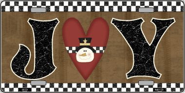 Smart Blonde XMAS-21 Joy Metal Novelty License Plate Smart Blonde XMAS-21 Joy Metal Novelty License Plate