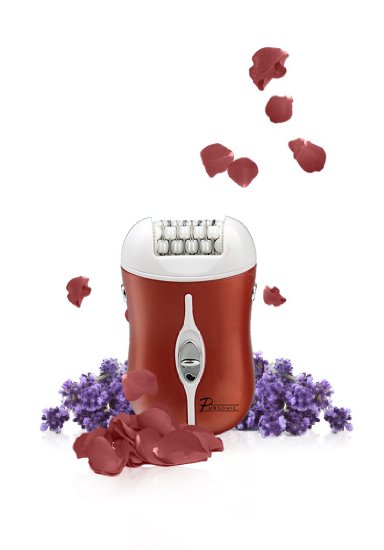 Two Speed Rechargeable Epilator Red