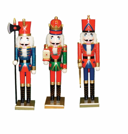 70416 24 In. King, Guard And Soldier Set