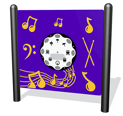 Sports Play Equipment 922-220-f Drums Interactive Free-standing Panel