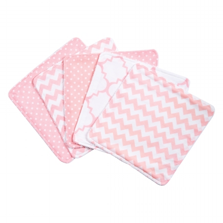 Trend Lab 2 101829 Pink Sky Wash Cloth Set