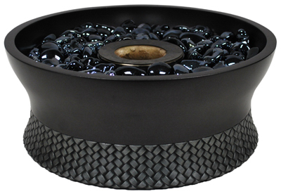 1114151 Large Black Table Fire Torch