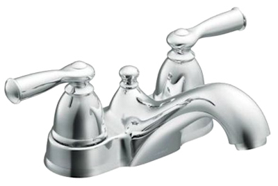 /faucets Ws84912 2 Handle Low-arc Chrome Lavatory Faucet