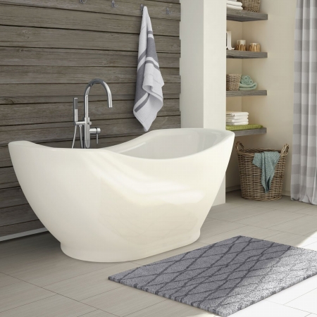 A And E Bath And Shower Salacia All-in-one Free-standing Tub Combo - White