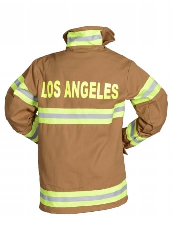 Aeromax Ft-la-46 Junior Fire Fighter Los Angeles Suit Age 4 To 6 Years - Tan