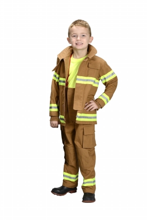 Aeromax Ft-ny-18m Junior Fire Fighter 18 Month New York Suit - Tan