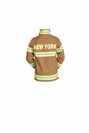 Aeromax Ft-ny-23 Junior Fire Fighter New York Suit, Age 2 To 3 Years - Tan