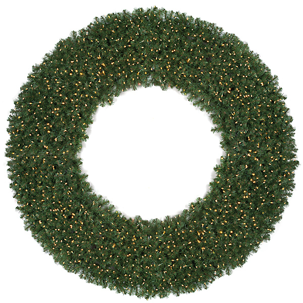 C-144434 100 In. Virginia Pine Wreath, Green
