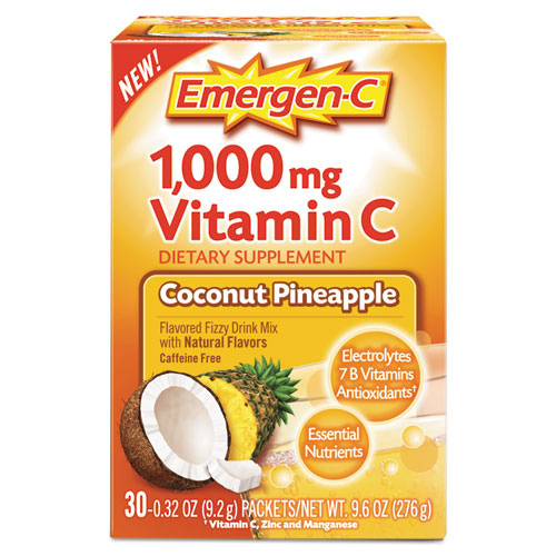 Alacer 130603 Immune Defense Drink Mix, Coconut Pineapple - 0.32 Oz.