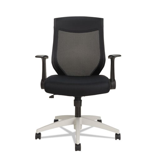 Alera Ebk4207 Synchro Mid-back Mesh Chair, Black & Cool Gray Frame