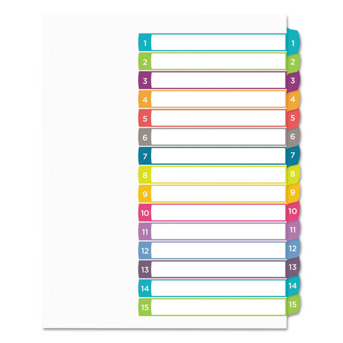 Avery-dennison 11845 Ready Index Table Of Contents Dividers, 1-15 Letter