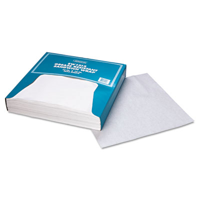 057012 Grease-resistant Paper Wrap & Liner, White - 12 X 12 In.