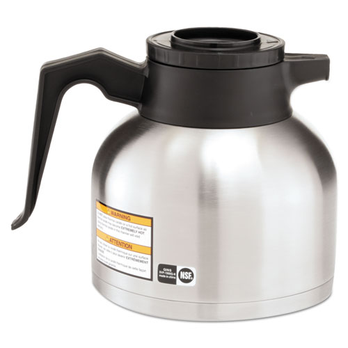 Thermblk 1.9 Ltr. Thermal Carafe, Stainless Steel & Black