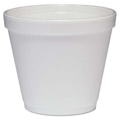 Food Containers, Foam, 8 Oz. - White