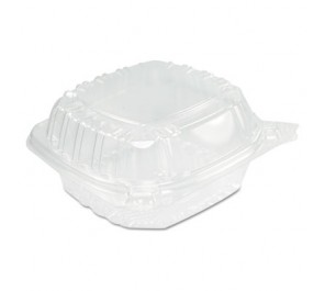 Dcc C53pst1 Clearseal Hinged Clear Containers, 13.8 Oz. - Clear