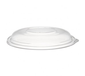 Dcc C64bdl Presentabowls Clear Dome Lids, Plastic, 7.3 In.