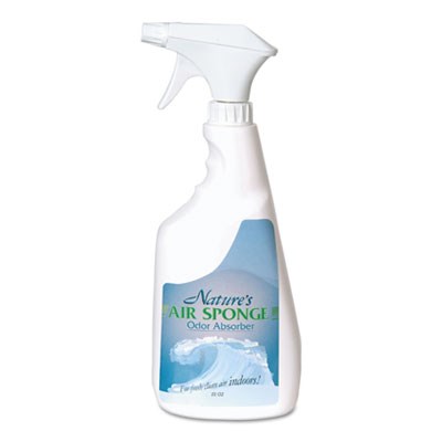 Del 10132ea Sponge Odor Absorber Spray, Fragrance Free - 22 Oz. Spray Bottle