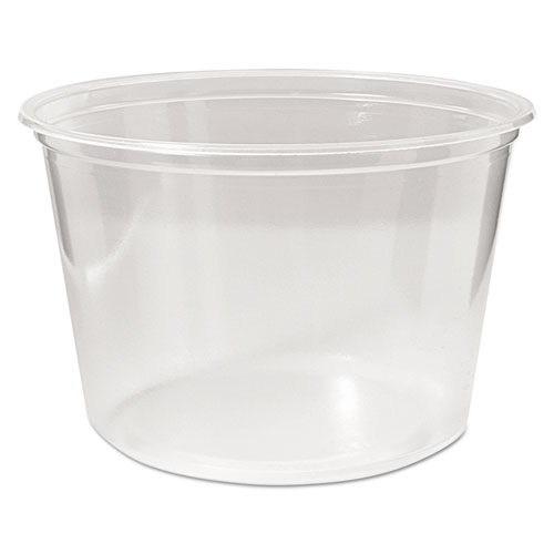Pk16sc Microwavable Deli Containers, Clear - 16 Oz.