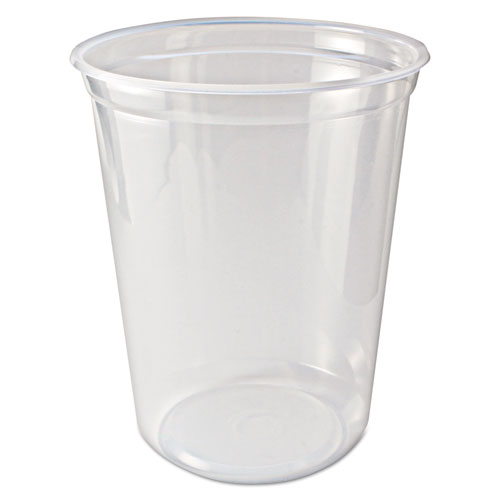 Microwavable Deli Containers, Clear - 32 Oz.