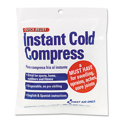 First Aid Only Z6005 Instant Cold Compress- 4 x 5 in.