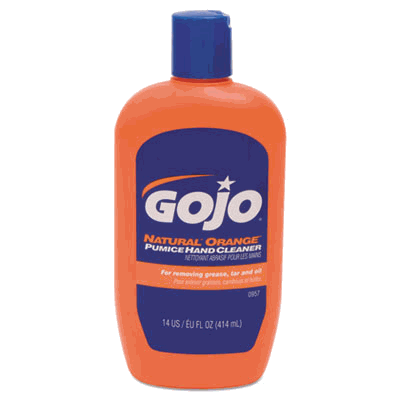 095712ct Natural Orange Pumice Hand Cleaner - 14 Oz. Bottle