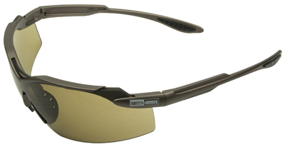 Swx00274 Temple Indoor & Outdoor Anti-fog Safety Glasses, Brown Spinner