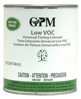 Tinting Colorant, Low VOC, High Intensity Yellow, 1-Qt.