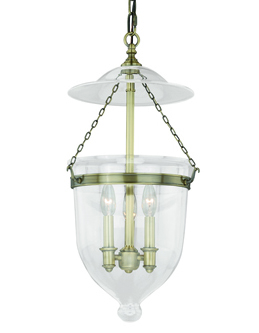 P0131 630 Series 12-3/4 In. Pendant Antique Brass With Clear Glass - Antique Brass