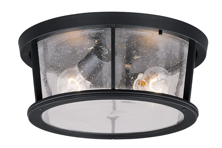 T0097 Coventry 13 In. Outdoor Flush Mount  Dark Bronze