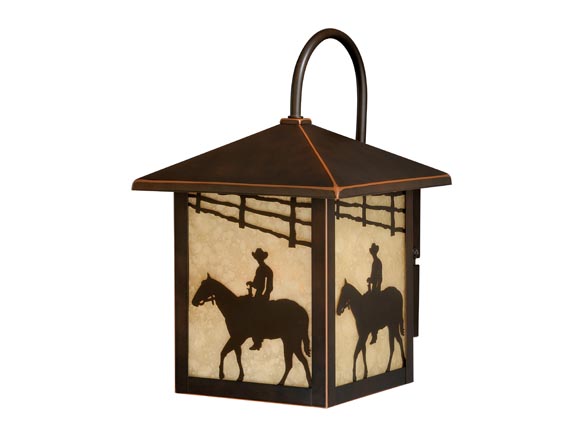 T0105 Trail 8 In. Outdoor Wall Light  Burnished Bronze