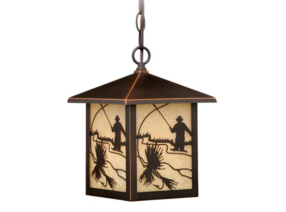 Mayfly 8 In. Outdoor Pendant  Burnished Bronze
