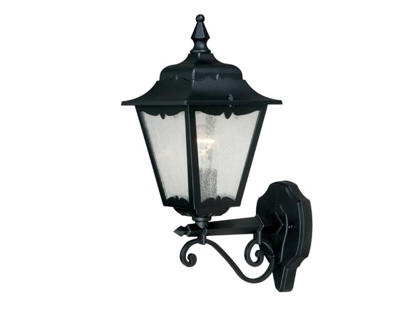 T0168 Whitney 6-3/4 In. Outdoor Wall Light - Textured Black