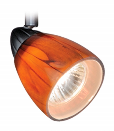 Tp53407db 3l Spot Light Pendant With Honey Ripple Glass - Dark Bronze