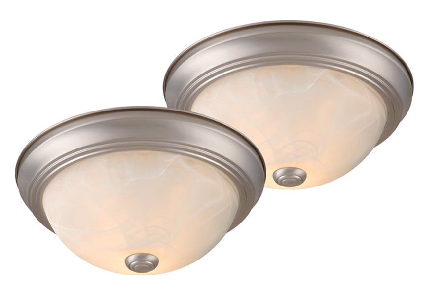 Cc45313bn Twin Pack 13 In. Flush Mounts - Pack Of 2 - Brushed Nickel