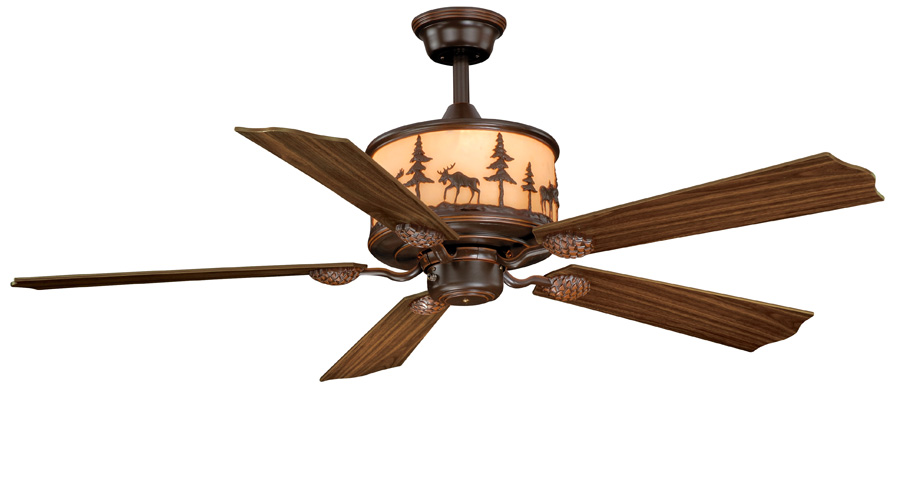 Yellowstone 56 In. Ceiling Fan - Burnished Bronze