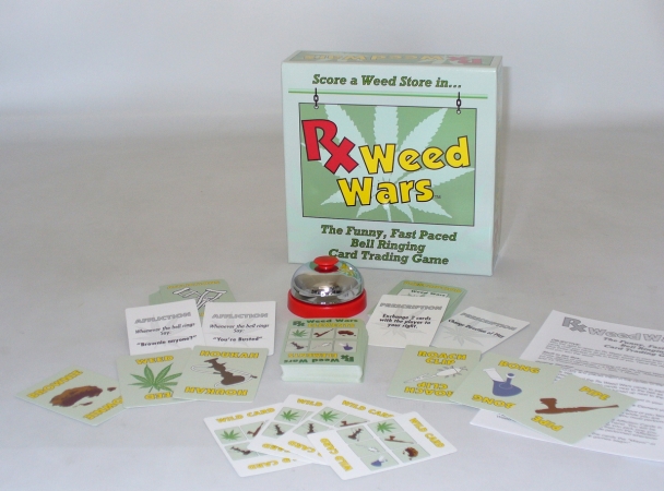 15 Rx Weed Wars Trading Game Card