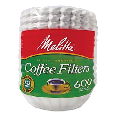 631132 Basket Style Coffee Filters, Paper - 8 To 12 Cups