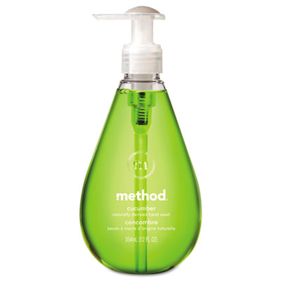 Method Products 00029ct Gel Hand Wash, Bright Green - 12 Oz.