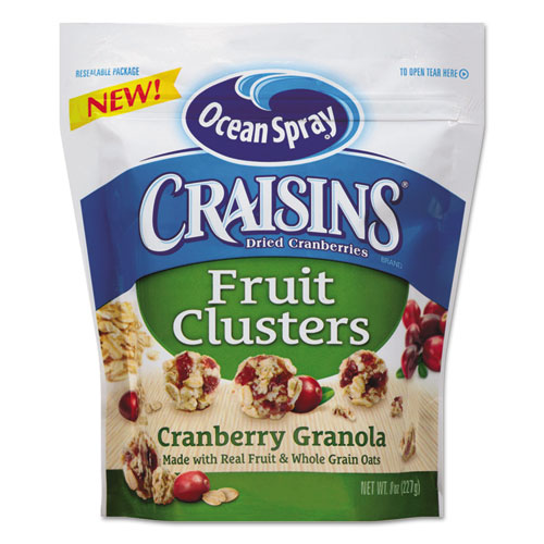 UPC 031200294425 product image for Ocean Spray Cranberries 29442 Craisins Cranberry Granola Fruit Clusters 8 oz. Ba | upcitemdb.com