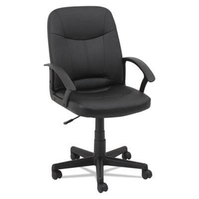 Lb4219 Executive Office Chair, Fixed Arched Arms, Black