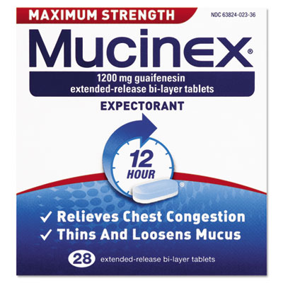 Reckitt Benckiser Professional 02328ct First Aid, Mucinex Se Max