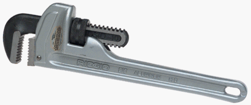 31095 Aluminum Straight Pipe Wrench - 14 In.